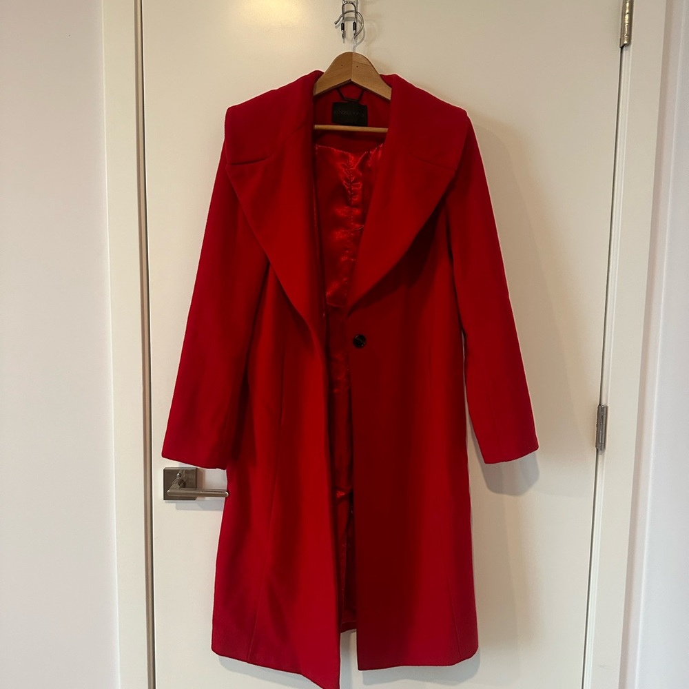 COPY - Kendall & Kylie Vibrant Red Coat